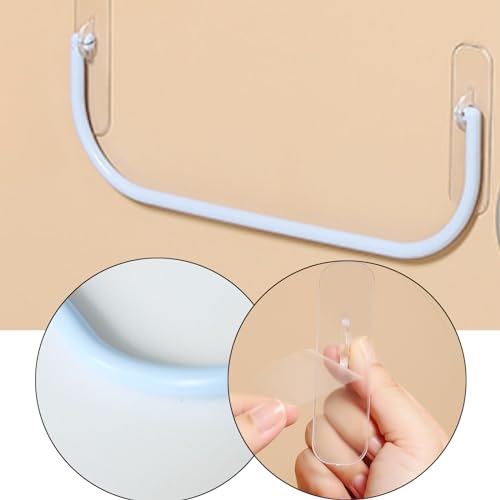 Forlush 5 st Schoenrek Wall Mounted, Collapsible Schoenhouder, Deur Schoen Hanger, Installatie zonder gaten, Geschikt voor het opslaan van schoenen, Handdoeken, Etc 3