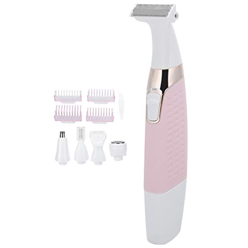 Vrouwen elektrische scheerapparaat, 5-in-1 gezicht EPilator Trimmer lichaam voor gezicht, wenkbrauw, neushaar, benen, onderarmen en bikinilijn