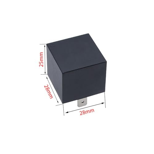 Relay 48V 40A SPST 4pins auto Heavy Duty Switches & Starters met Zwarte Waterdichte Sealed Case voor Motor Automotive - Pack van 5