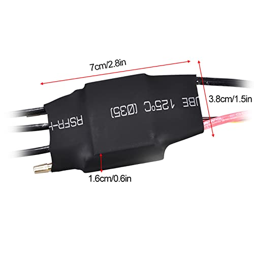 RC Boat Esc 60A 40A Brushless Esc Water Cooled Black PBC 60A Brushless Esc Water Cooling Electric Speed Controller met 5V 3A Ubec voor RC Boat Model