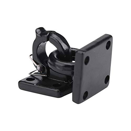 RC Car Trailer 1/14 Tractor Accessoires Metal Black Simulation Trailer Tow Lock Bracket Bracket Set voor Axial Scx10 Cc01 D90 D110 TF2 RC Car