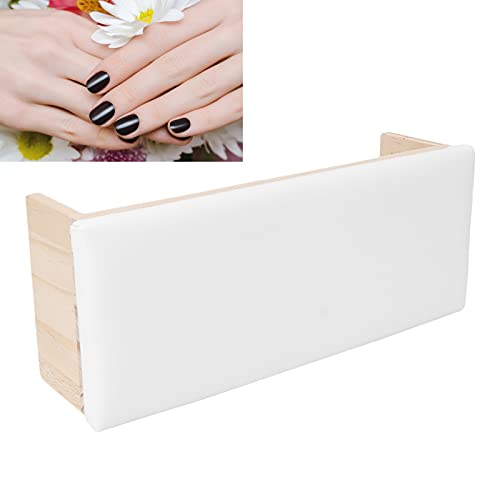 Nagel hand rust, professionele Nagel kunst handkussen zachte PU lederen Nagel armsteun Kussen Manicure hand rust voor Nagels Salon en thuisgebruik(White) 4