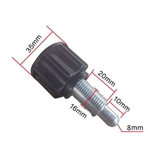 Zee 5PCS M16 Verstelbare Knob Pop Pin Oefenfiets Onderdelen voor de meeste Oefenfietsen apparatuur