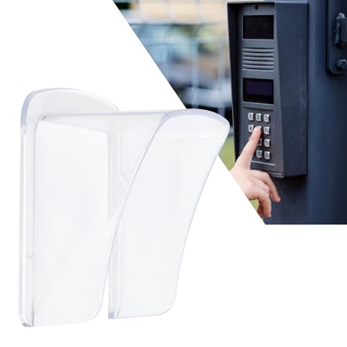 Deurbel Cover, Deurbel Regen Cover Ring Deurbel Cover Deurbel Camera Plastic Regen Cover Waterdichte Access Control Cover 4