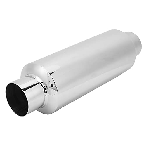 Uitlaatpijp en Joint Uitlaatmoffel 2,5 inch Recht door roestvrij staal Damper Katoen Universeel