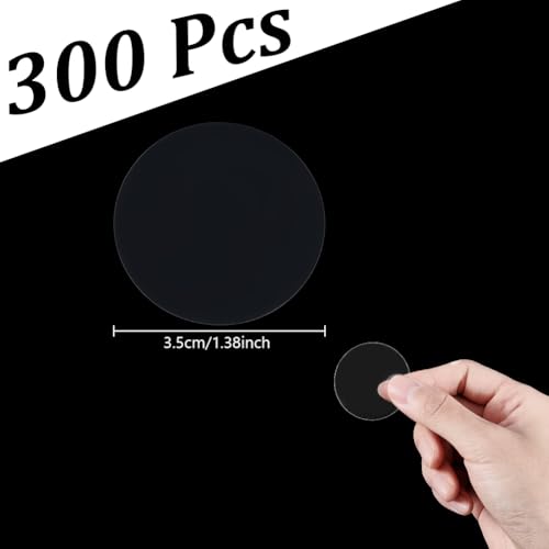 300 Stuks Clear Badge Beschermde Film, 35Mm Ronde Badge Beschermer Film Voor Badges Maker Machine Clip Pin Knop Onderwijs Diy Knop Broche Maken Benodigheden