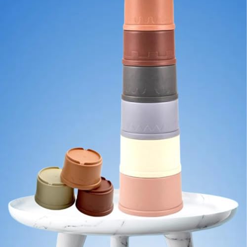 Stacking Cups Speelgoed,Stacking Tower,Stacking Cups,vroege ontwikkeling activiteit speelgoed 3