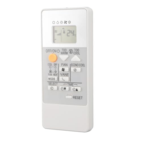 Rh18a Vervang AC afstandsbediening Compatibel met Split AC MSZ HR25VF HR35VF HR42VF HR50VF MUZ HR25VF Black+Decker draagbare airconditioning