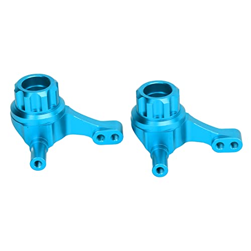 Tt02 Lenkungsset Aluminium Voorkant Knokkelarmen Stuurbeker voor Tt02 1/10 RC Auto-upgrade Delen Tt02 Achsschenkel,Vorne (BLUE) 4