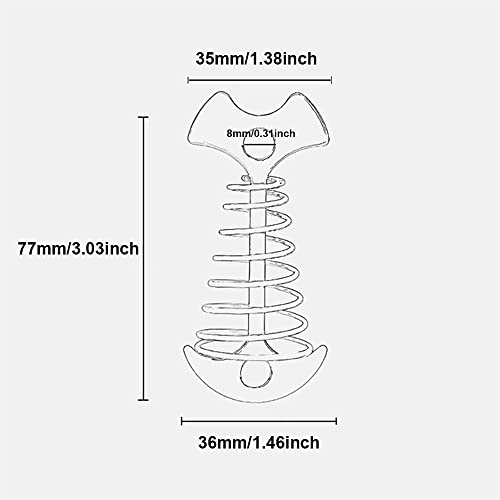 Aluminium Legering Haringbone Deck Anker Pegs, Portable Camping Tent Nail met Spring Buckle, Outdoor Camping Accessoires, 10 stuks, Splint