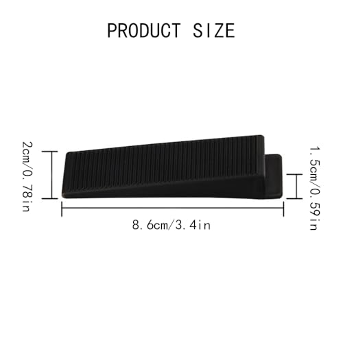 30Pcs Plastic Fence Panel Wedges, Tile Leveling Invoegen Locator Stop met Herbruikbare Spacers en Rattling Sound Stoppers
