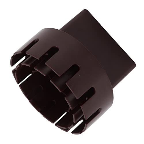 Rain Gutter Downspout Adapter, Plastic Drain Downspout Extender Connector Flexibele Drain Adapter Vervanging Downpipe Converter Connector met Schroeven voor Outdoor(Brown S)