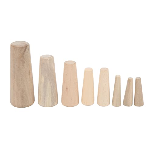 Tapered Wood Plugs 10Pcs Marine Taper Thru Hull Noodgeval Soft Wood Plugs Drain Plug For Boat Hunting Soft Wood Plugs