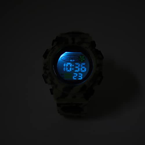 Sport horloge voor mannen, digitale sport horloge waterdichte Noctillucent Chronograph horloge voor mannen student geschenk Outdoor Camouflage kleur 5