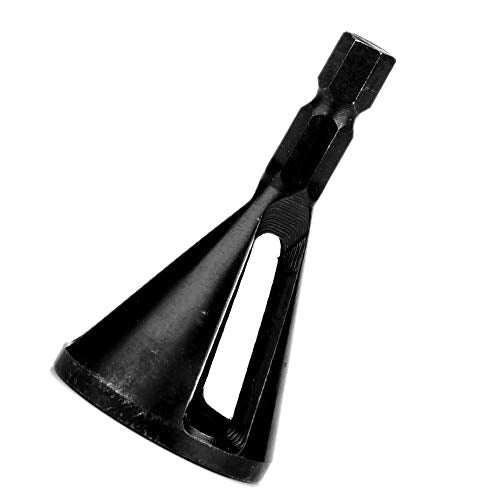 Ontbramen Externe Chamfer, Ontbramen Chamfer Tools, Zwarte Roestvrij staal Ontbramen Externe Chamfer Tool voor Drill metaal buiten, Countersink Drills