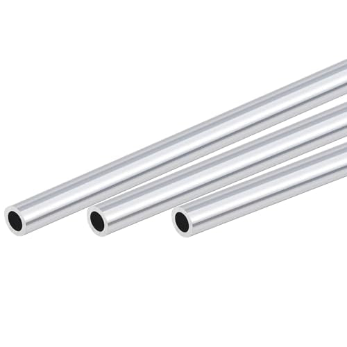 3Scs 6063 Aluminium Ronde Buis, 7mm OD 5mm ID 300mm Lengte Naadloze Aluminium Straight Tube Pijp Tubing voor Industrie DIY Projecten