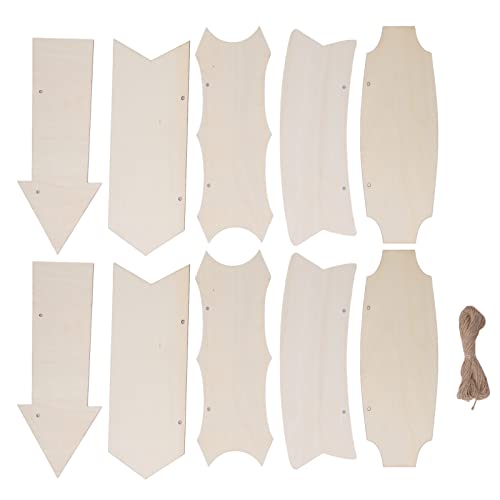 10PCS houten pijlen muur decor DIY hangen pijl hout teken voor vakantie decoratie bruiloft decoratie cadeau tags