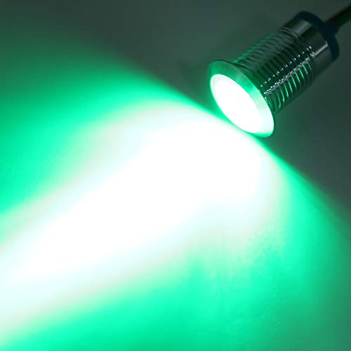 4 sets Ronde LED-voordraad, waterdicht, 2 kleuren, lichtsignaal, gemeenschappelijke anode, 8 mm, 36 V, professionele accessoires (rood, groen) 5