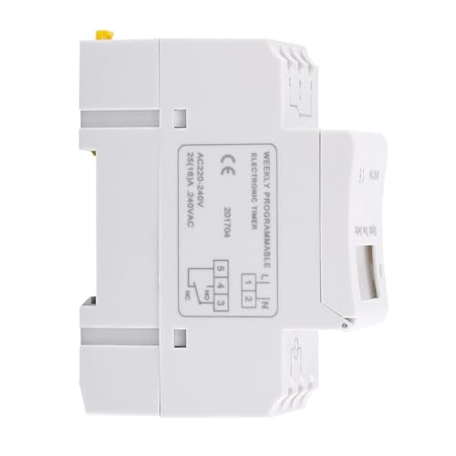 220V digitale timer, programmeerbare 7 dagen LCD display DIN Rail Relay Timer Switch