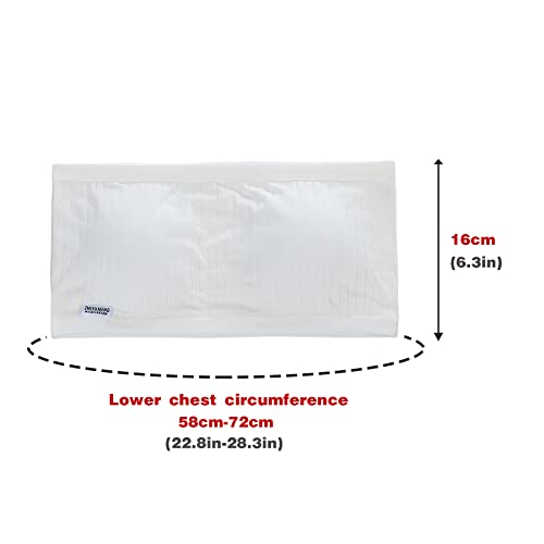 Verpakking van 4 trainingsbeha's voor tieners Meisjes Katoenen beha Strapless beha volledige beker ademende beha met borstbeschermers voor tieners 5