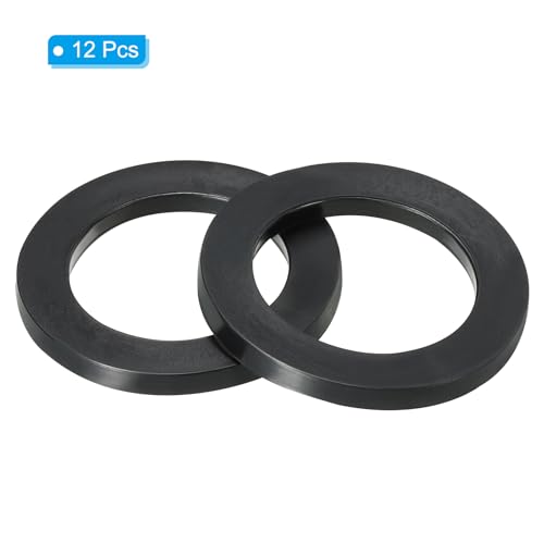 M30 Rubber Wasser Rubber Afdichting Ronde 12st 30mm ID 39mm OD 3mm Dikke Flat Wasters Set Afdichting Rubber voor Faucet Tube Bevestiging Schroef Zwart 3