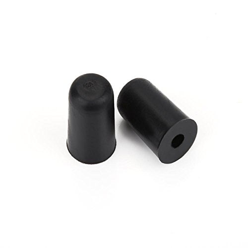Cello Anti Rutsch Hood, 4Pcs Schwarz Rubber Tipp f ̈1r Cello Endpin Instrument Protector