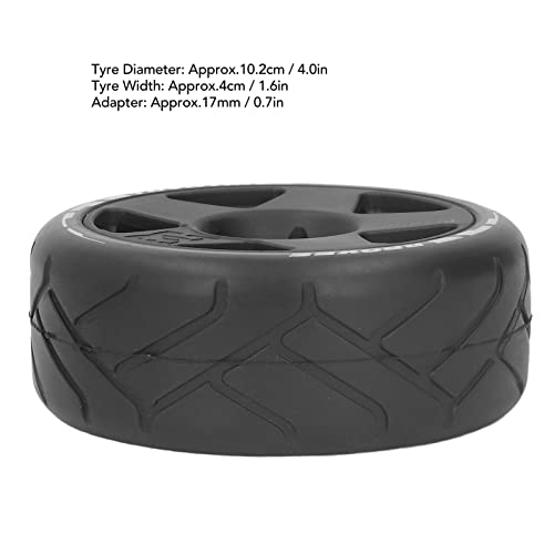 4Pcs 1/8 GT RC Wielen, Strong Grip Road Banden Draag resistent op wegwielen met 17mm adapter (BLACK) 3