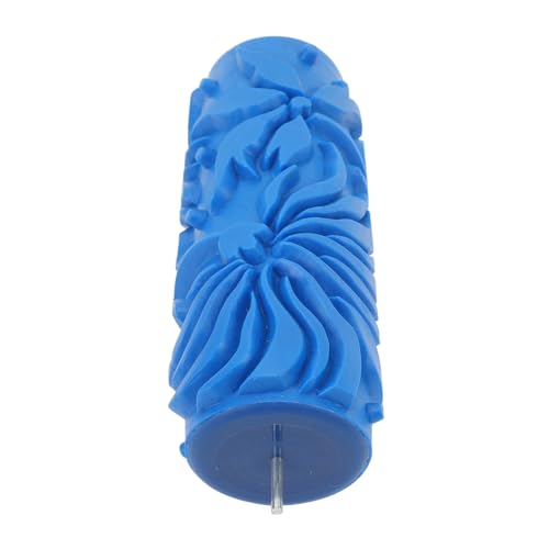 5 inch patroonverf roller, rubber, decoratieve textuur roller voor muren en plafonds, herbruikbaar en wasbaar, gebruik met wandverf, kasten en meubels, geschikt voor thuis decoratie