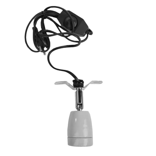 Zee Verwarming Lamphouder E27 Lamp Fitting met kabel 360 Degree Draaibare Lamp Fitting voor Reptielen Warmte Lamp Amfibieën Aquariums