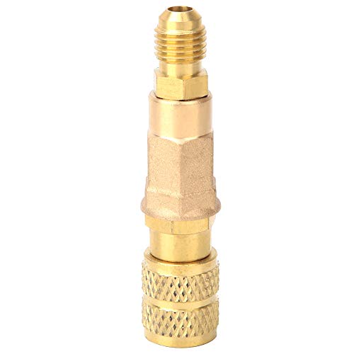 Messing Cooling Bal Valve R410 Shutter Ventieladapter 45BAR Airconditioning Koelkast Vervormde koelkast Compacte balventiel G1/4 G5/16