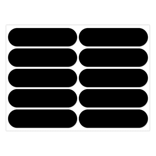 10 stuks Retro Reflecterende Stickers, Zwarte Reflecterende Tape Nachtzicht Reflectoren Motorfiets Helm Stickers Fiets Reflecterende Sticker voor Scooters Fiets Pram