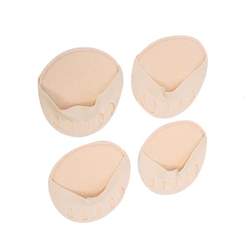 Forefoot Pads, Physical Cotton Correction Foot Care Aid, Pressure Relief, Toe Overlap, Forefoot Pillow, 2 Pair, (3.3 X 3.3 Inch)(Skin Color) 3