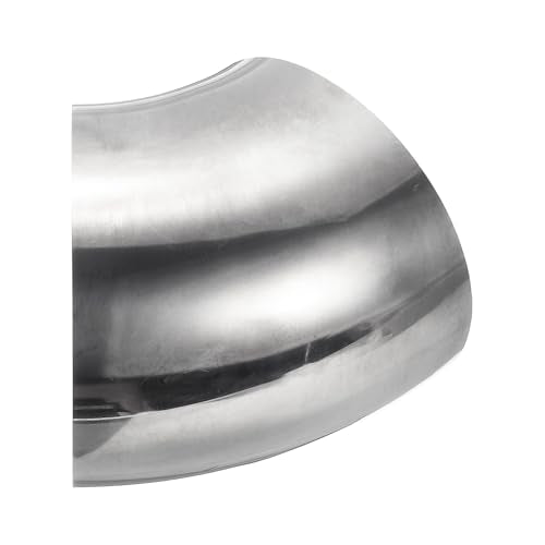 1 stuk roestvrij staal buis bocht, 45 graden boog, 108mm OD staal, uitlaatpijp connector roestvrij staal boog 304 roestvrij staal, pijp voor uitlaatpijp, trap leuning, auto, HVAC 4