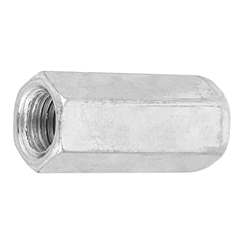 Gegalvaniseerd staal 2pc Long Rod Nut, M16*50 Long Hex Nut, Hex Nut Thread Fasteners voor Machine Industry