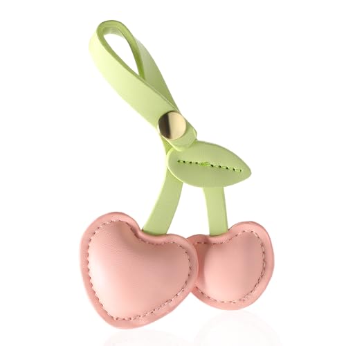 Cherry Bag Charm, Schattig PU Kersen Key Charms Bag Accessoire voor Tastassen Handtassen