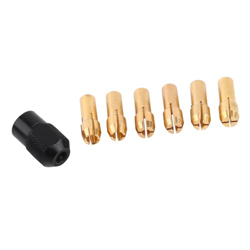 6 stuks Collet Mouwen, Capaciteit Bereik 1 Mm 3.2 Mm met M8 * 0,75 Cap, Geschikt voor draaigereedschap, Collet Klem, Mouw, Kraag voor Gereedschap 5