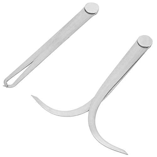 Ingenieurs Remmen Kaliferen Buiten Kaliferen Meetgereedschap Roestvrij staal 2 st 6 Machinist Roestvrij staal Aansluiting Buiten Kaliferen Meetgereedschap set