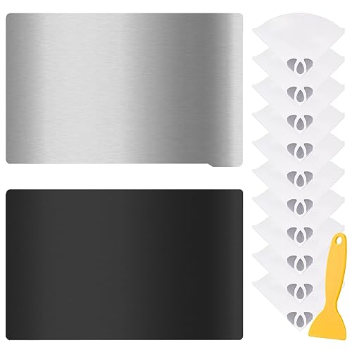 Hars 3D Printerplate Shape, 3D Printer Building Surface, Magnetische flexibele staalplaat, 196 x 126 mm, 3D Printer Bed, Accessoires voor Elego Saturnus met reinigingsgereedschap, Kleurfilter