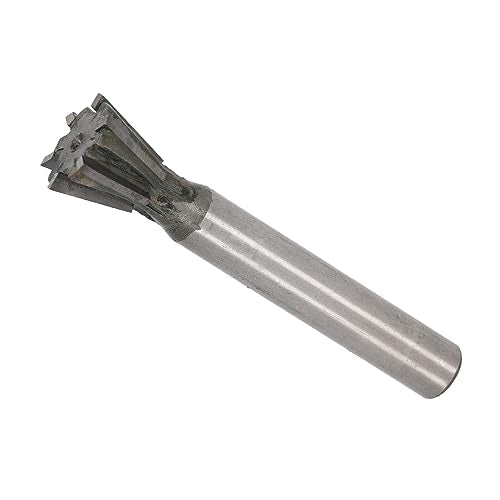 75 graden Dovetail Maling Cutter, 6 Marges met Universele Straight Shaft 20 Mm Wolfraam Carbide Dovetail Maling Cutter voor het slijpen van algemene ijzermaterialen 5