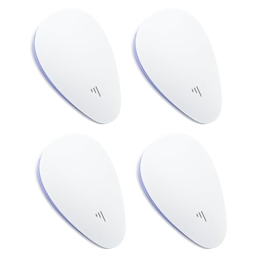 Ultrasone Pest Repeller (Pack of 4) Elektronische Muis Afstotend, Indoor Mosquito Afstotend, voor Muggen Controle voor Muggen, Muizen, Rats, Spinnen