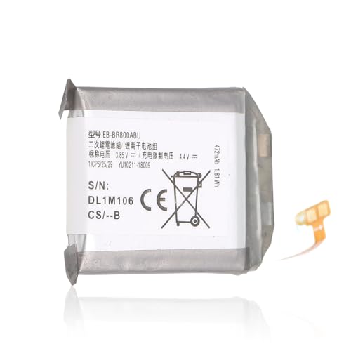 472MAh horloge batterij vervangen, 3.85V EB BR800ABU slimme horloge batterij voor Galaxy S4 46Mm SM R800 SM R805, Batterij met meerdere beveiligingen voor horloge DIY reparatie