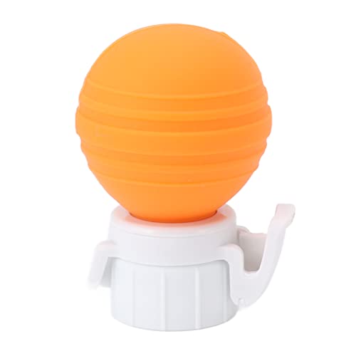 Fizz Keeper Pump Stopper, Duurzame Herbruikbare Siliconen Soda Fles Stopper (Orange)