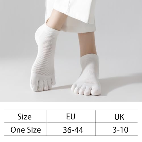 5 paar vrouwen teen sokken 35-42 niet- Slip Toe Sokken Korte Sportsokken Gemaakt van ademend katoen voor alle seizoenen Orthopedische compressiesokken voor meisjes