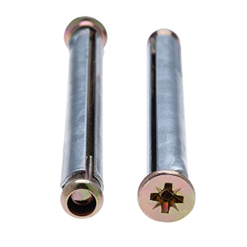 10mm x 112mm metalen frameanker, betonnen ankerplug bevestiging Pozi Schroef met metalen uitbreiding Wandplug voor installatie van metalen, kunststof, houten ramen en deuren (10 st.) 5