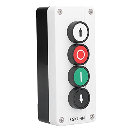 Waterdichte Momentary Switch Station Box Omhoog Stop Control Drukknop voor Winch Roller Deur Truck Tail Lift (SGKJ-4N) 3