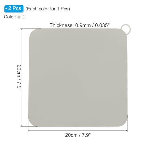 Siliconen Vloer Drain Anti-Odor Mat, 2st/1 Set Douche Drain Stopper Vierkante Siliconen Vloer Drain Hoes voor Keuken Badkamer, White Grey