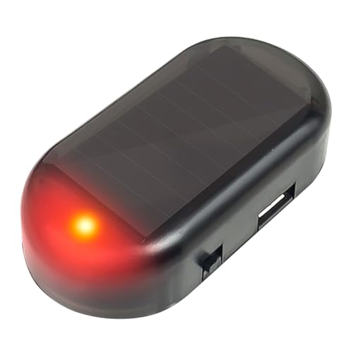 Car Alarm Systeem Zonnebeveiliging Anti-diefstal indicator 2 Stukken Dummy Car Alarm Systeem Auto Alarm Systeem Anti-diefstal Beschermende Praktische Anti-diefstal verlichting