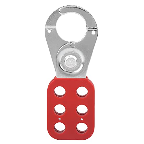 Lockout Hasp, 1in Jaw Lockout Hasp veiligheid Tagout voor hangslot Plastic geïsoleerd snap slot, Nylon PA Steel, Lock Out Lock Hasp