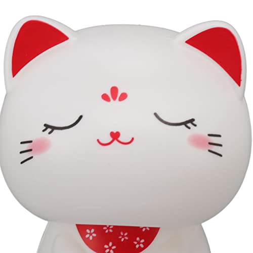Fotosensitief standbeeld Lucky Cat Nodding Kat Chinees Lucky Cat Decoratie, Lucky Cat Japans Lucky Cat Car Bureau Decoratie (Type 2) 5