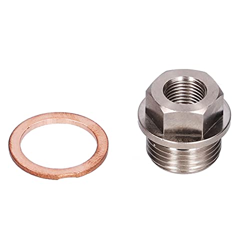 Sensoradapter, sensoradapter, M18x1.5 tot 1/8NPT Uitlaatwatertemperatuursensor NPT koelvloeistoftemperatuur, contactloze bekkenfaucetten